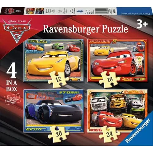 Disney Pixar Cars 3, 4 in a Box