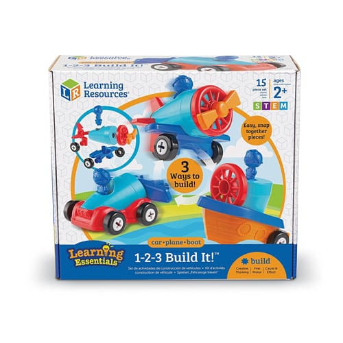 1-2-3 Build It! Car-Plane-Boat