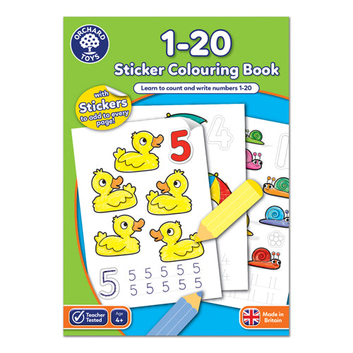 1-20 Colouring Book