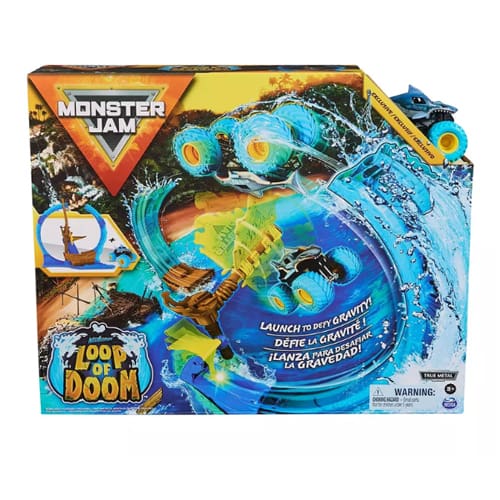 1.64 Stunt Playset Megalodon Loop Of Doom