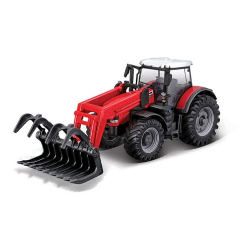 10cm Massey Fergusson 8740s Tractor With Front Loader With Grabber