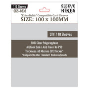 110 x Etherfields Compatible Sleeves (100mm x 100mm)
