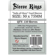 110 x Sails Of Glory Card Sleeves (50mm x 75mm)