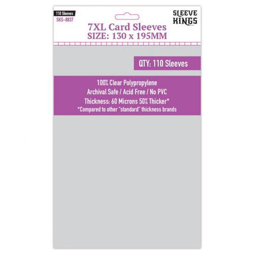 110 x Sleeve Kings 7XL Sleeeves (130mm x 195mm)