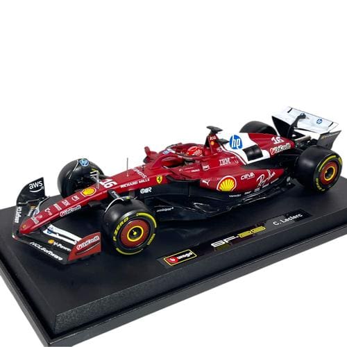 1:18 F1 Ferrari SF-25 2025 Leclerc With Helmet