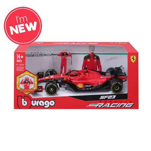 1:24 F1 2023 Ferrari SF-23 With Driver Figure Leclerc