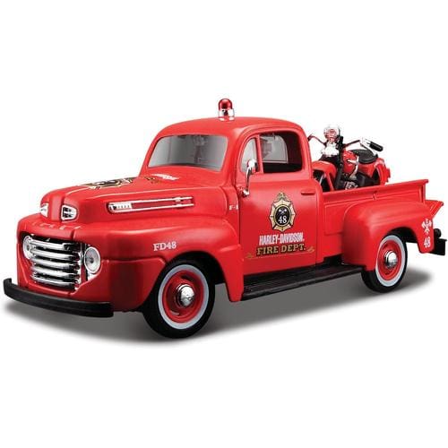 1:24 Harley Davidson Ford F-1 Pickup With El Knucklehead