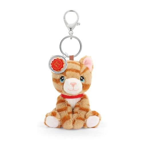 12cm Keeleco Bag Charm Ginger Cat