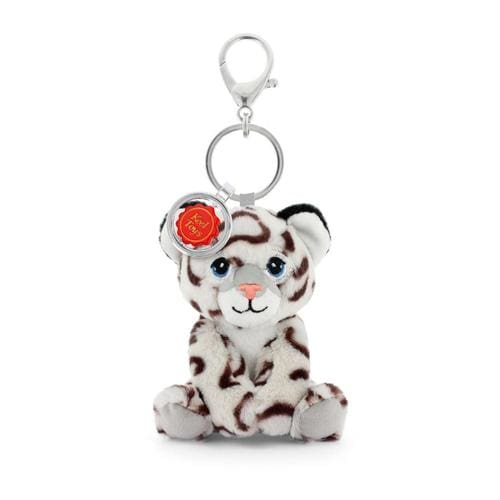 12cm Keeleco Bag Charm Snow Leopard