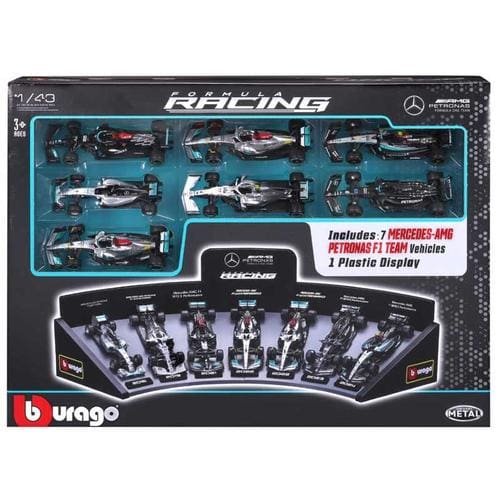 1:43 F1 Mercedes AMG Deluxe Gift Set With Display Stand