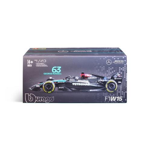 1:43 F1 Mercedes AMG W15 2024 With Helmet Russell