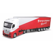 1:43 Street Fire Haulers With Trailer - M-B Actros Gigaspace Firestone