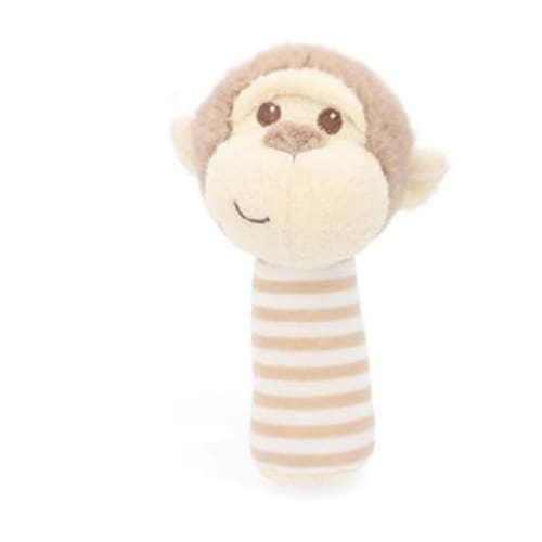 14cm Keeleco Baby Marcel Monkey Stick Rattle