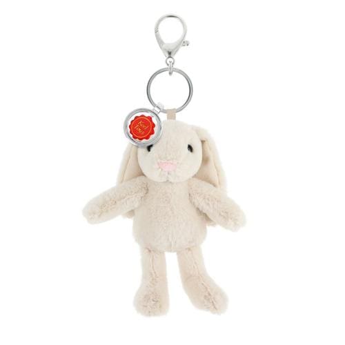 14cm Keeleco Enchanted World Cream Bunny Bag Charm