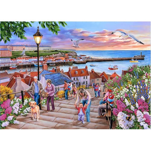 199 Steps Whitby 1000 Piece Puzzle