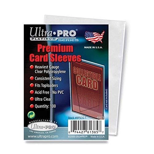 2-1/2" x 3-1/2" Premium Card Sleeves