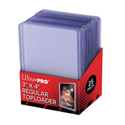 3" X 4" Clear Regular Toploader (25)