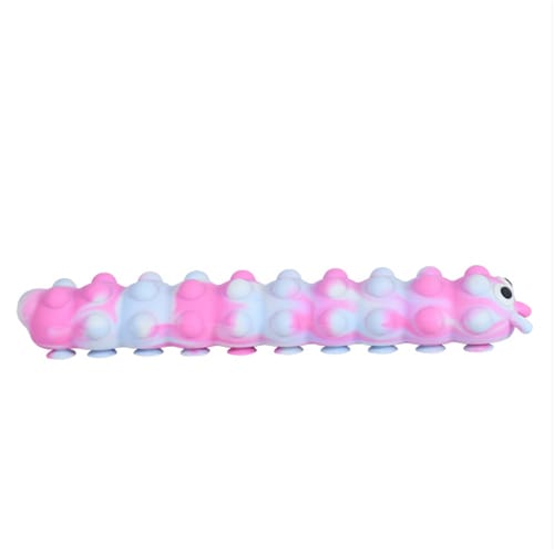 3D Push Pop Suction Caterpillar With Light