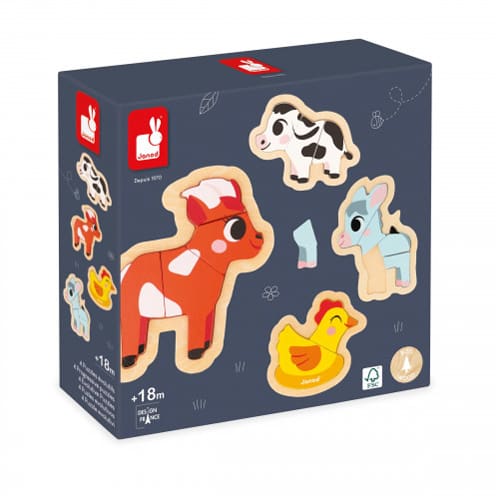 4 Progressive Puzzles - Farm