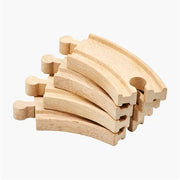4pcs Short Curved Tracks