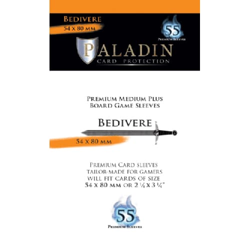 55 x Paladin Card Sleeves: Bedivere (54mm x 80mm)