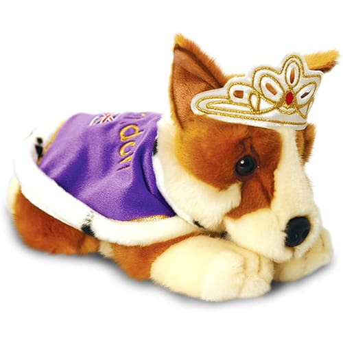 30cm Corgi with Cape & Crown