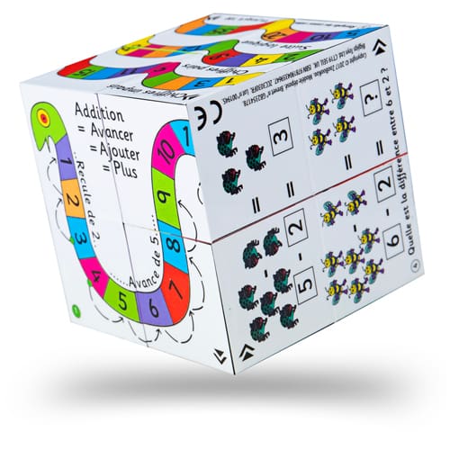 Add & Subtract Cube Book- French