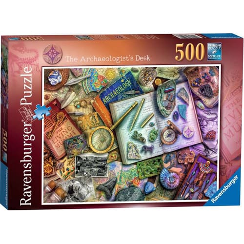 Aimee Stewart: The Archaeologist's Desk Puzzle (500 Pieces)