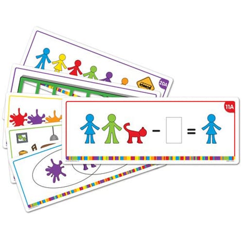 All About Me Family Counters Activity Cards