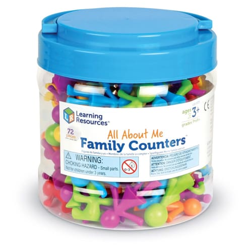 All About Me Family Counters (Set of 72)