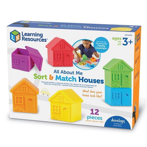 All About Me Sort & Match Houses