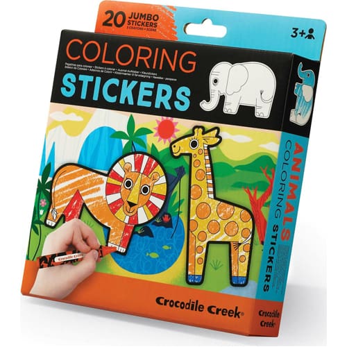 Animal Colouring Stickers