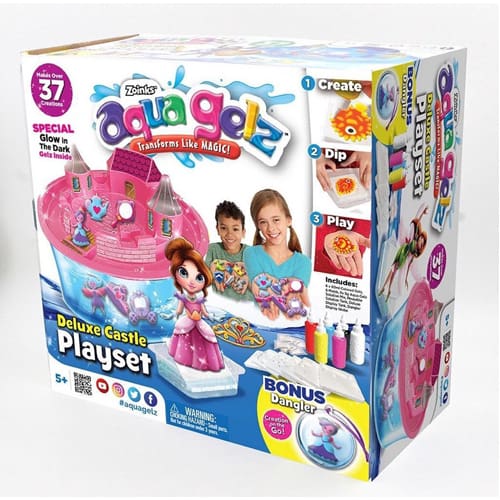 AquaGelz Deluxe Castle Playset - Pink