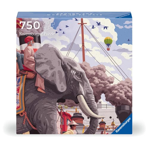 Around the World in 80 Days Puzzle - 750 Pieces