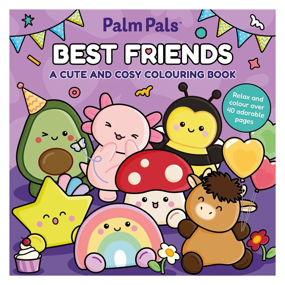 Palm Pals Best Friends: Cute and Cosy Colouring Book