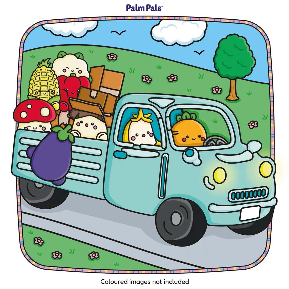 Palm Pals Best Friends: Cute and Cosy Colouring Book