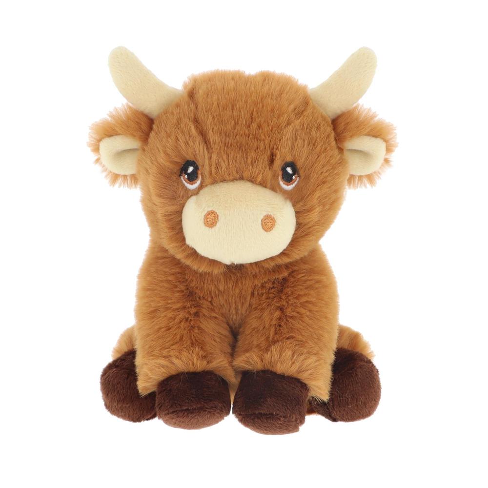 12cm Keeleco Mini Collectable Shaggy Cow