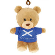 10cm Keeleco Scotland Bear Keyclip