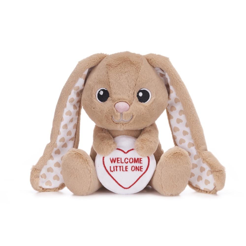 Love Hearts 18cm (7") Welcome Little One Bunny
