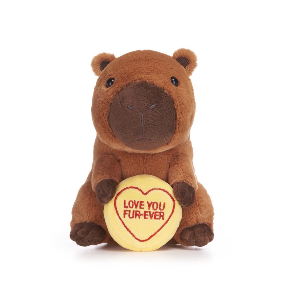 Posh Paws: Love Hearts 18cm (7") Capybara Love Your Fur-Ever