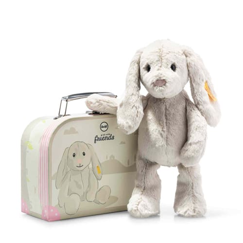 Soft Cuddly Friends Hoppie rabbit in suitcase