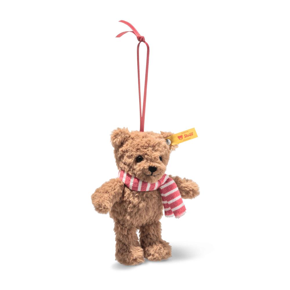 Steiff Pendant Teddy Bear with Scarf - 12cm Brown