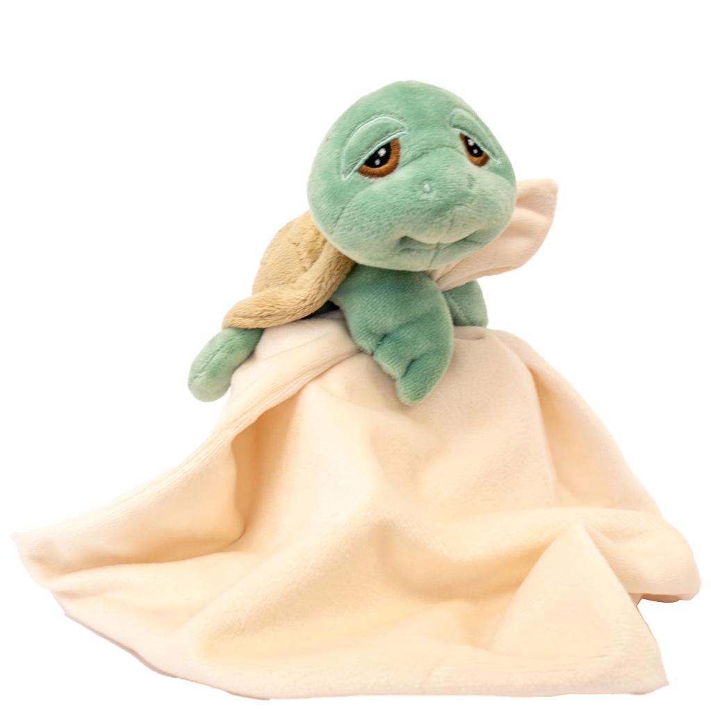 Caspian Turtle Rattle Blankie