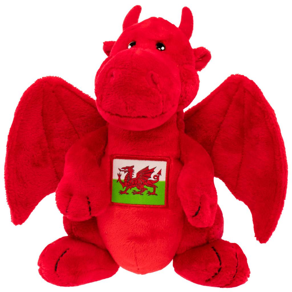 Red Dragon with Welsh Flag