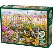 Backyard Bird Bath Puzzle (1000 Pieces)