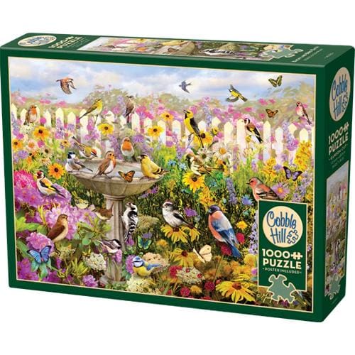 Backyard Bird Bath Puzzle (1000 Pieces)