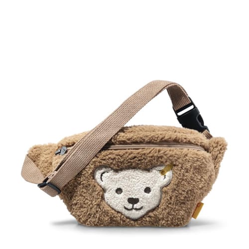 Belt bag with squeaker, brown