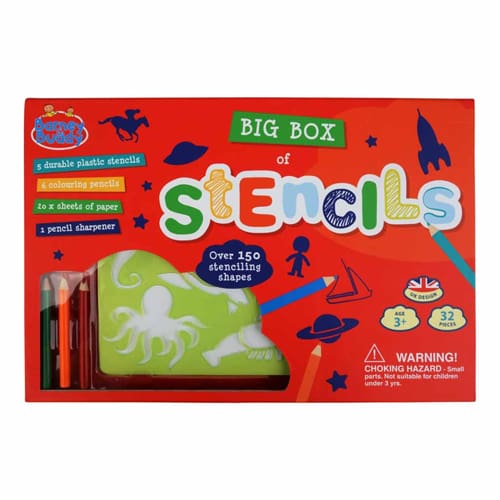 Big Box of Stencils - Red