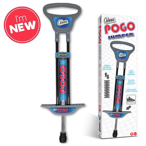 Black Silver Pogo Stick 89Cm