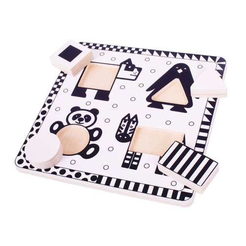 Black and White Animals Puzzle